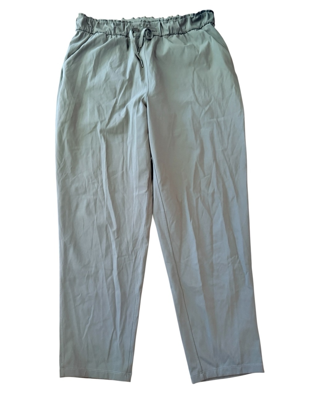 Lululemon Keep Moving Pant 7/8 High-Rise Grey Sage Green Size 12 Luxtreme Work - Picture 4 of 10